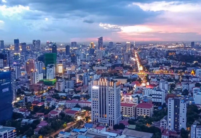 Phnom Penh the capital city of Cambodia